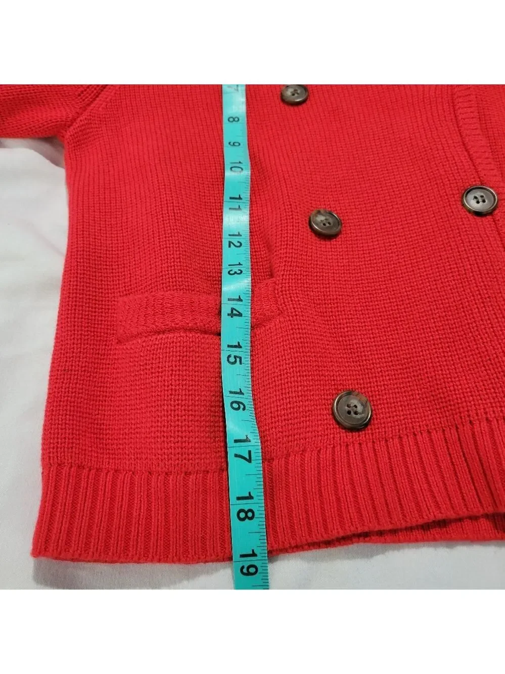 J Crew Marielle cropped cardigan CK498 SZ XS Red NWOT